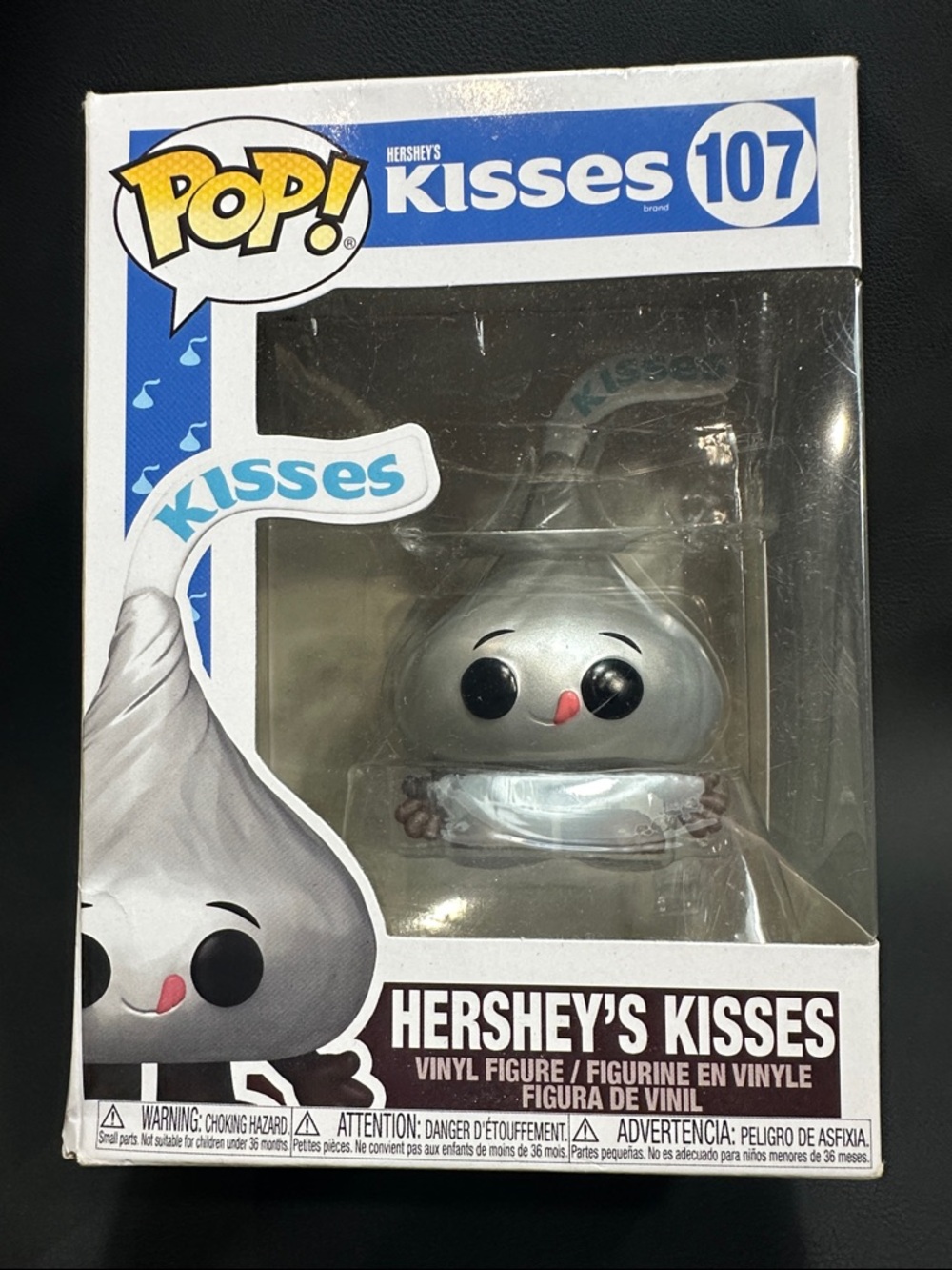 Funko Silver Hershey's Kisses Vinyl Figure - Silver & Brown